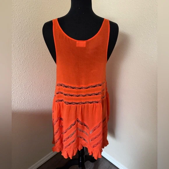 free people Voile and Lace Trapeze Slip - Picture 6 of 6